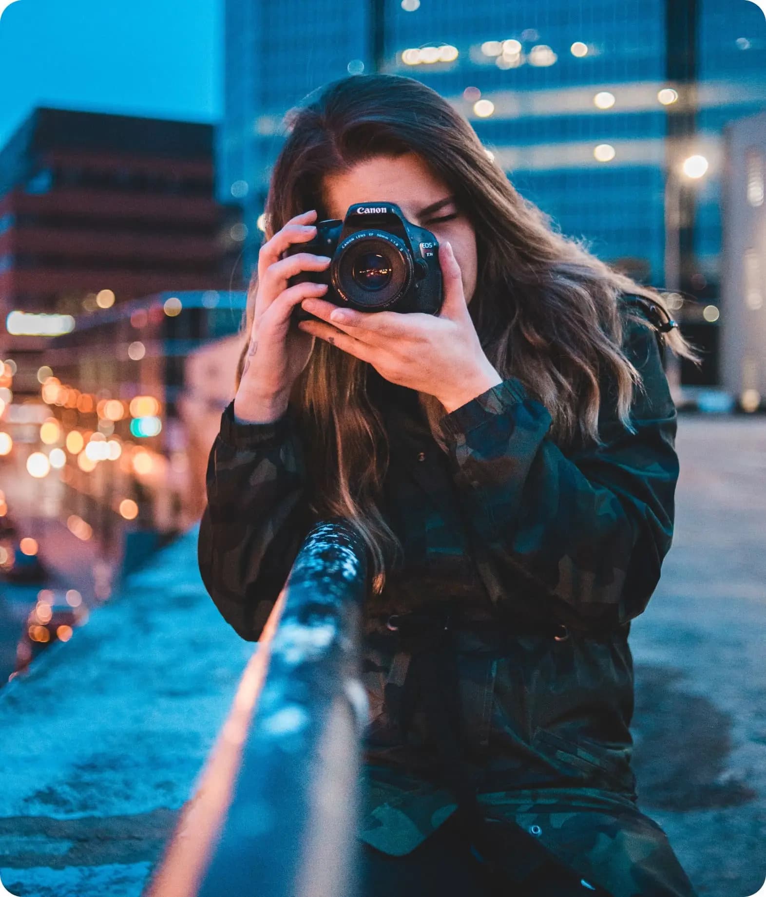 Fotógrafo registrando um evento corporativo